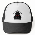 Astro Yeti Black w/ Red Eyes Trucker Hat
