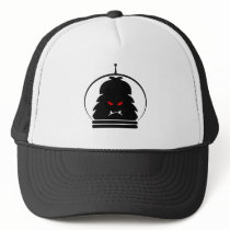 Astro Yeti Black w/ Red Eyes Trucker Hat