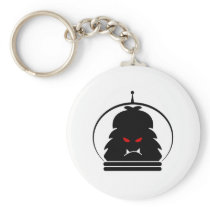 Astro Yeti Black w/ Red Eyes Keychain
