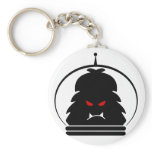 Astro Yeti Black w/ Red Eyes Keychain