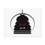 Astro Yeti Black w/ Red Eyes Post Cards