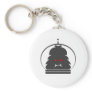 Astro Yeti Gray w/ Red Eyes Keychains