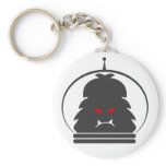 Astro Yeti Gray w/ Red Eyes Key Chains