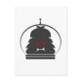 Astro Yeti Gray w/ Red Eyes Post Card