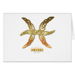 Astrocelt  series Pisces Greeting Cards
