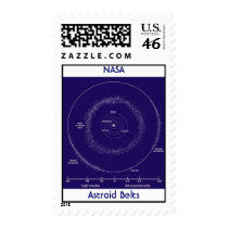 Astroid Belts, NASA postage by moxieann Astroid Belts, NASA postage
