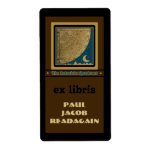 Astrolabe Quadrant  bookplate Shipping Label