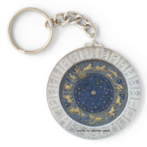 Astrological Clock,  Piazza San Marco, Venice Keychain