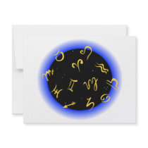 Astrological Symbols Invites