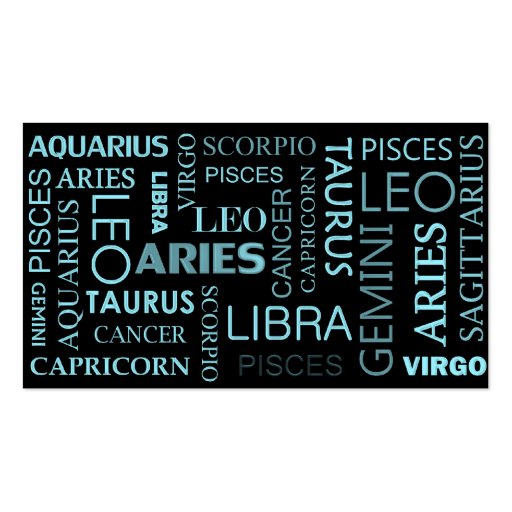 ASTROLOGY Business Card (front side)