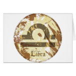Astrology Grunge Libra Card
