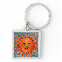 Astrology Sun Keychains