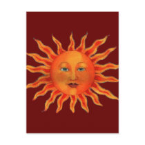 Astrology Sun Postcards