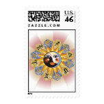 Astrology Yin Yang Stamp