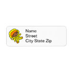 astronaut boy 2 custom return address labels