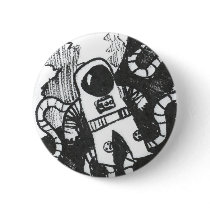 Astronaut Button by walktheband Astronaut Button