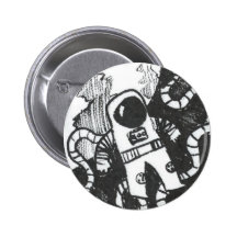Astronaut Button