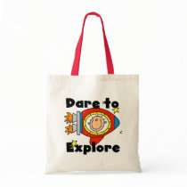Astronaut Dare to Explore Tshirts and Gifts bags by stick_figures Astronaut Dare to Explore Tshirts and Gifts bags