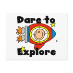 Astronaut Dare to Explore Tshirts and Gifts Post Card