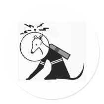Astronaut dog, Greyhound, Italian greyhound, Space stickers