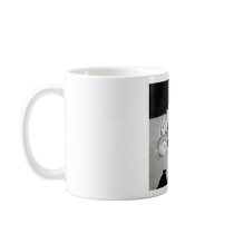 Astronaut driving Lunar Lander on the Moon Coffee Mugs