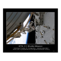 Astronaut Franklin R. Chang-Diaz NASA STS - 111 posters