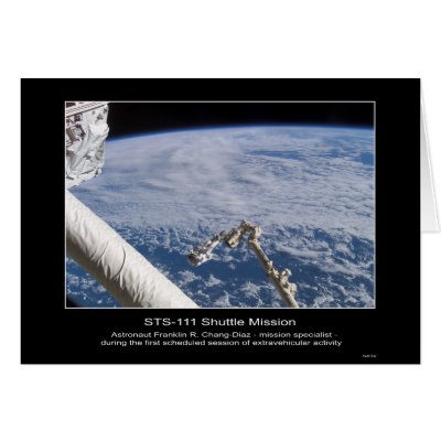Astronaut Franklin R. Chang-Diaz Outer Space STS-1 Greeting Cards by Space_Exploration