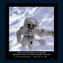 Astronaut Gernhardt-STS-69 Shuttle Mission NASA posters by Space_Exploration Astronaut Gernhardt-STS-69 Shuttle Mission NASA posters