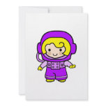 Astronaut Girl 2 Personalized Invites