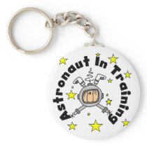 Astronaut in Training Tshirts and Gifts Key Chain
