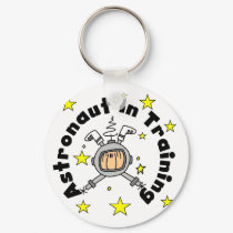 Astronaut in Training Tshirts and Gifts keychains by stick_figures Astronaut in Training Tshirts and Gifts keychains