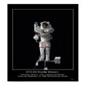 Astronaut James S. Voss Outer Space Walk posters