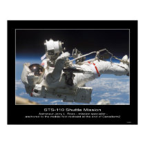 Astronaut Jerry L. Ross anchored to the Mobile posters by Space_Exploration Astronaut Jerry L. Ross anchored to the Mobile posters