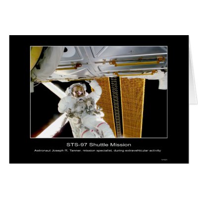 Astronaut Joseph R. Tanner extravehicular activity Card by Space_Exploration