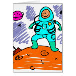 Astronaut Kid Greeting Cards
