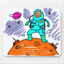 Astronaut Kid mousepads by prawny Astronaut Kid mousepads