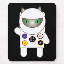 Astronaut Kitty Mousepad