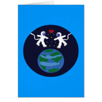 Astronaut Love Greeting Card