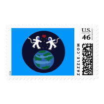 Astronaut Love Stamps