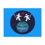 Astronaut Love Postcard