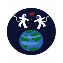Astronaut Love t-shirts by toxiferous Astronaut Love t-shirts