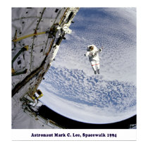 Astronaut Mark C. Lee Spacewalks posters by AstroBaby Astronaut Mark C. Lee Spacewalks posters