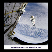 Astronaut Mark C. Lee Spacewalks posters