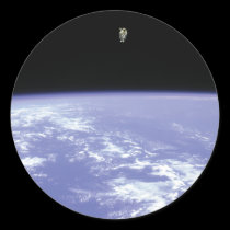 Astronaut McCandless Free Flying with Jetpack stickers