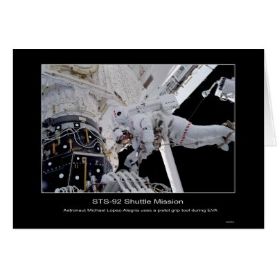 Astronaut Michael Lopez-Alegria EVA – STS-92 Shutt Cards by Space_Exploration