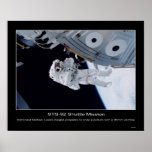 Astronaut Michael Lopez-Alegria Poster