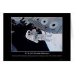 Astronaut Michael Lopez-Alegria with a 35mm camera Greeting Cards
