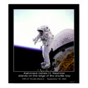Astronaut Newman @ edge of the STS-5 1 Mission posters by Space_Exploration Astronaut Newman @ edge of the STS-5 1 Mission posters