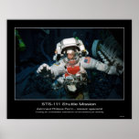 Astronaut Philippe Perrin underwater Training Print