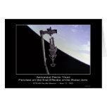 Astronaut Pierre Thout Perched edge Robot Arm - ST Cards